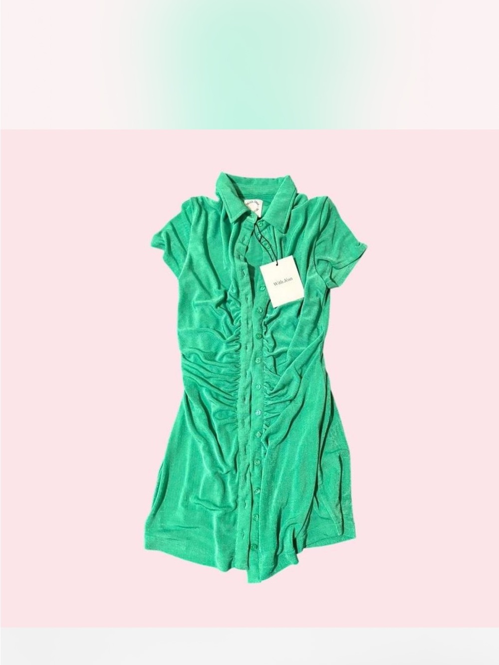 With Jean Emerald Green Knit dress with Tags
